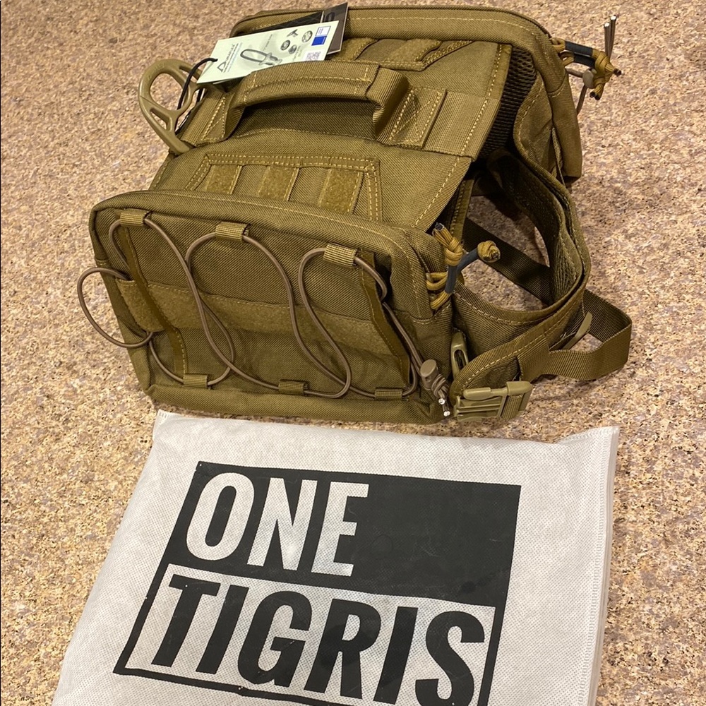 OneTigris Dog Backpack Pack Large Brown Outdoor Adventure